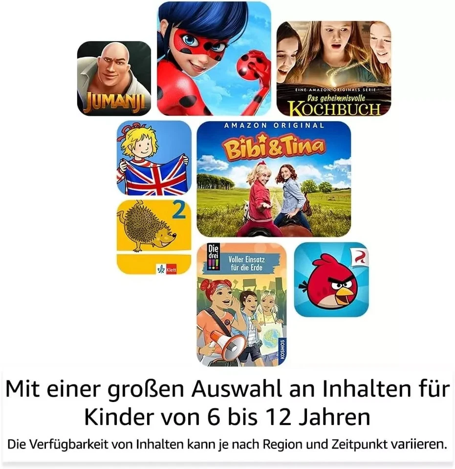Amazon Fire HD 8 Kids Pro 32GB Tablet Cyber Welt Design 8 Zoll Wi-Fi NEU & OVP - Bild 2 von 4
