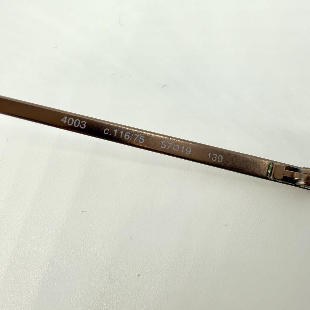 CHANEL サングラス 4003 ブラウン ココマーク リムレス y2k CHANEL 4003 Brown Rimless Sunglasses CC Logo Y2K Vintage