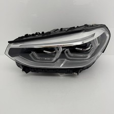 BMW X3 X4 PASSENGER LEFT LED HEADLIGHT LAMP GENUINE 8739655 G01 2018 2021 FRONT