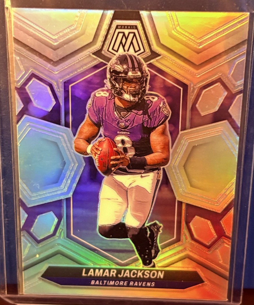 2024 Panini Mosaic - Lamar Jackson #15 Silver Prizm