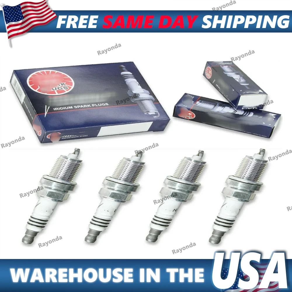 4 x Spark Plugs Made in Japan NGK Iridium IX 6046 DCPR7EIX 6046 DCPR7EIX Tune Up