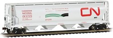 Bachmann Trains - Canadian 4 Bay Cylindrical Grain Hopper - CN Ambie (US IMPORT)