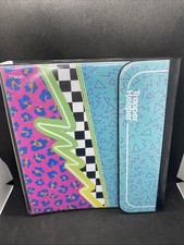 Mead Trapper Keeper, 3 ring Binder, Vintage/Retro Print Style, 2022