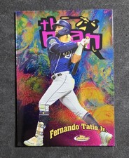 2020 Topps Finest Fernando Tatis Jr. FTM-20 1998 Finest The Man San Diego Padres