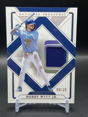 2025 National Treasures Treasured Threads Holo Silver Bobby Witt Jr. PATCH /25