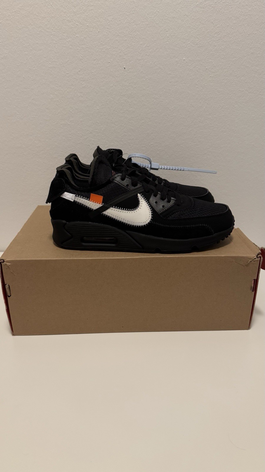 OFF WHITE X NIKE Nike x Off White Air Max 90 Black US6 EU38 5 nuove