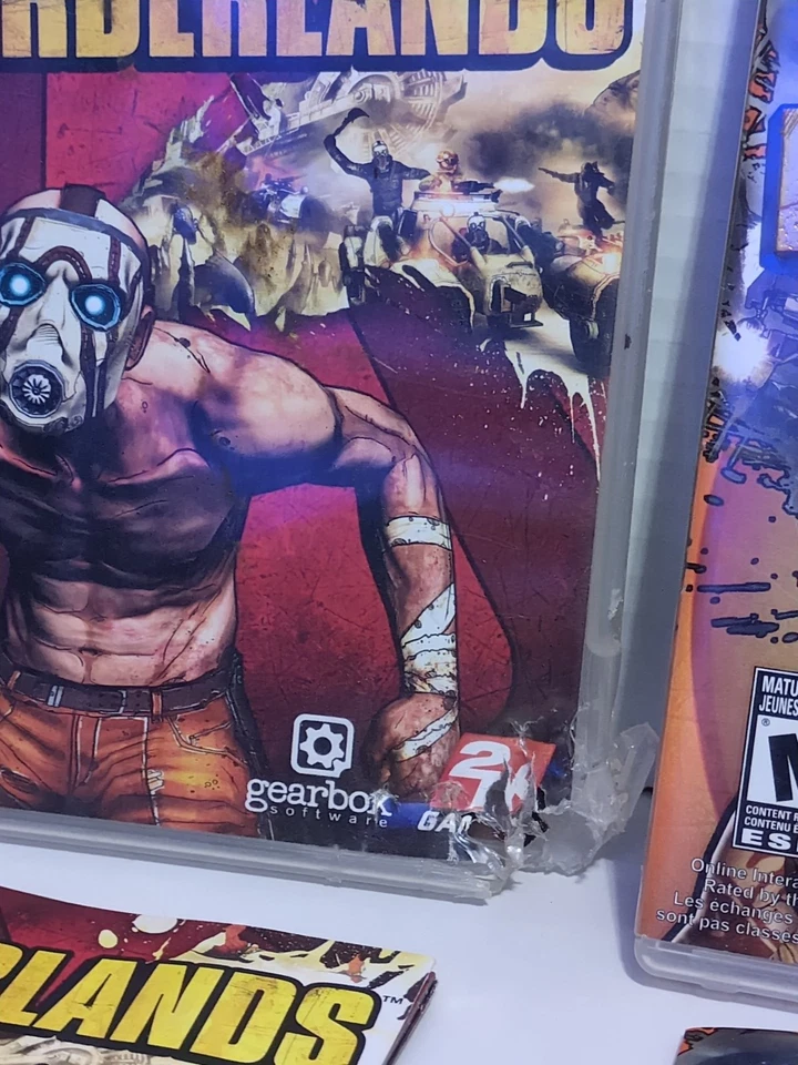 Borderlands PS3 Bundle 1 & 2 Sony PlayStation 3 Complete CIB Manual Tested Lot - Image 2 of 4