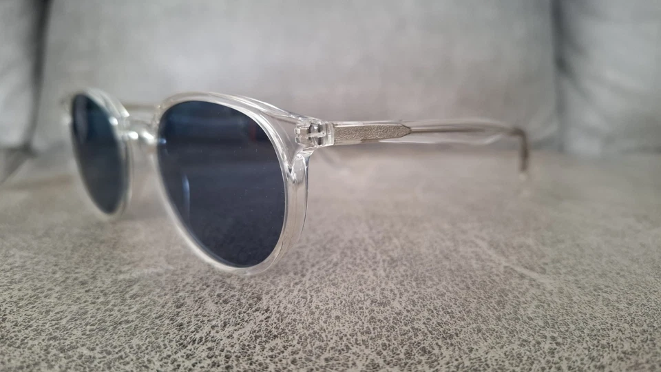 Barton Perreira Norton sunglasses. Crystal / marine blue. Daniel Craig Bond. - Image 2 of 4