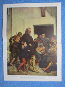 1928 N.C. Wyeth Art Print - "Fate Directs The Faltering Footsteps Of Columbus"