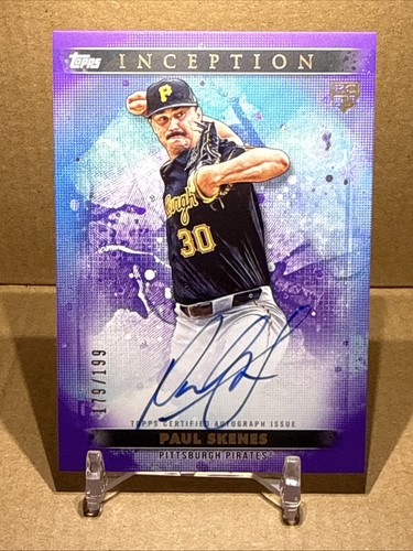 Paul Skenes [Purple] #BRES-PS 2024 Topps Inception Rookie And Emerging Star Autograph card