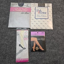 Vintage Pantyhose Lot Bill Blass Silky Fit Park Ave Knee Highs NOS Sealed