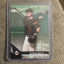 2021 Bowman Platinum #TOP-6 Patrick Bailey Top Prospects Foilboard #d/299