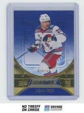 2021-22 Upper Deck Credentials Blue Adam Fox /249 #34 New York Rangers