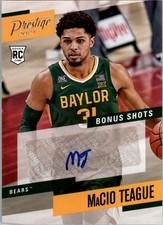 2021-22 Chronicles Draft Prestige Bonus Shots Signatures #48 MaCio Teague Auto
