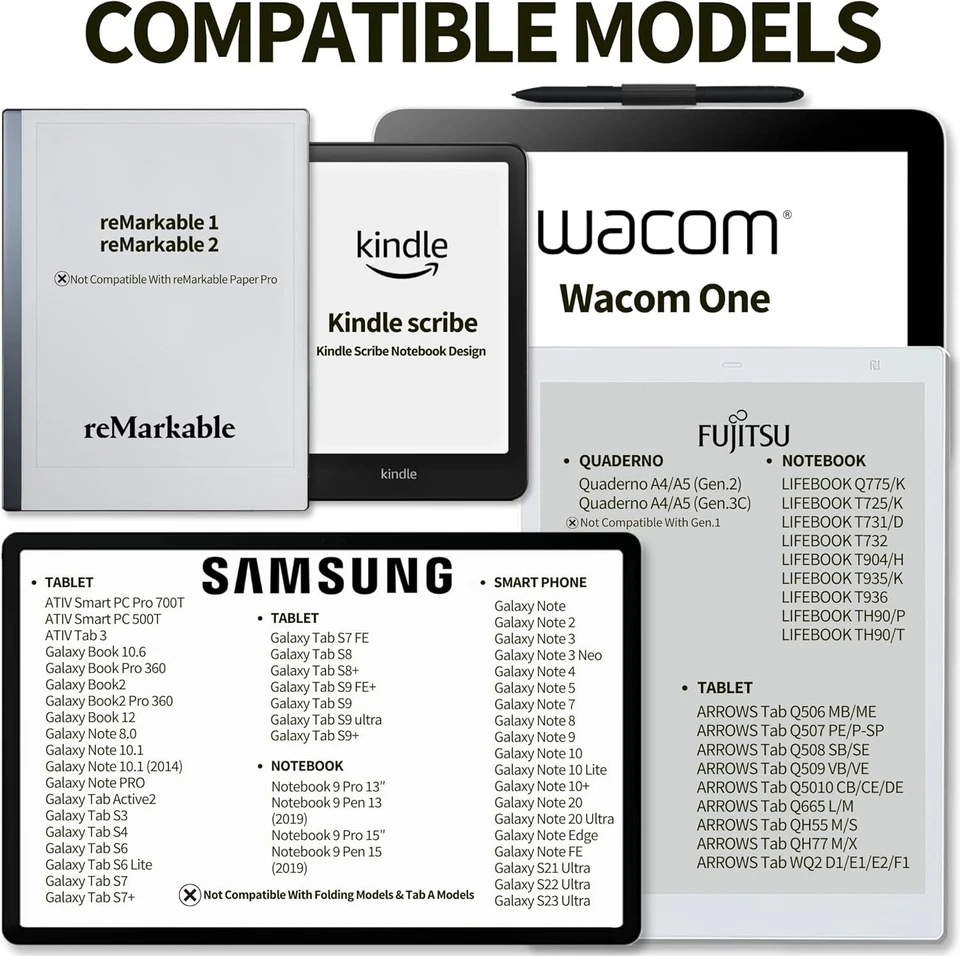 Palm Rejection Digital Eraser Pen for Kindle Scribe - Image 4 of 4