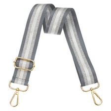 Purse Strap Wide Shoulder Strap Adjustable Crossbody Bag Straps Dark Grey