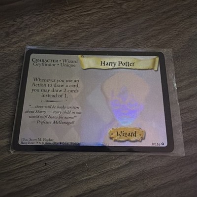 Harry Potter TCG  8/116 Unique Foil Character Card Wizards collectible