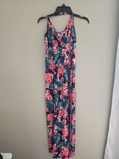 Floral Dress Women's Cotton Blend Size S
