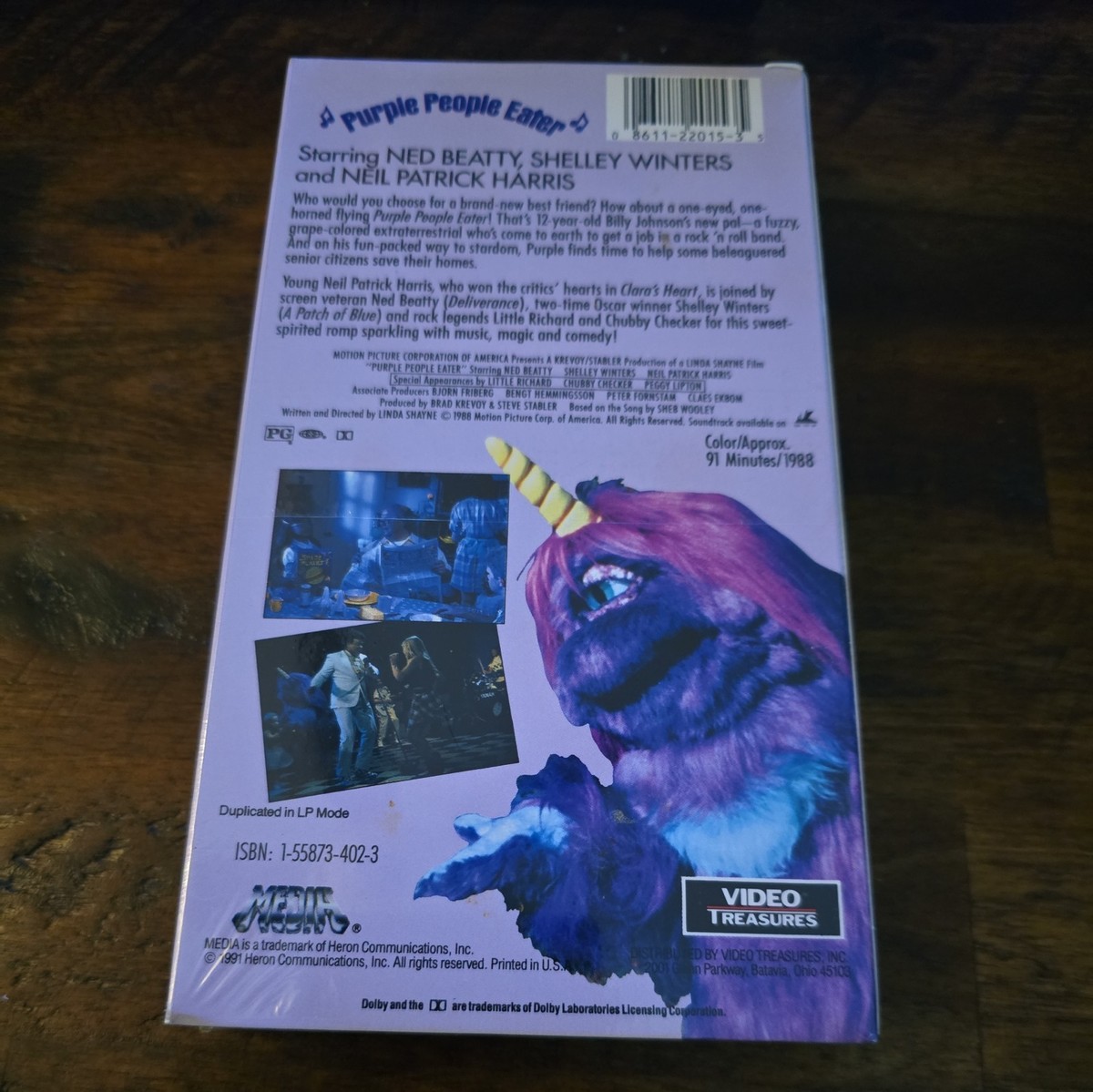 Purple People Eater VHS Video Tape Sci Fi Horror Comedy Movie Ned