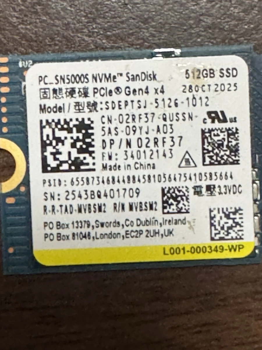 内蔵型SSD SanDisk M.2SSD 512GB Gen4 x4 Type2230 SanDisk M.2 Interface 512 GB Solid State Drives for sale | eBay