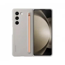 Open Box Samsung Official Slim S Pen Case for Samsung Galaxy Z Fold5 Light Grey