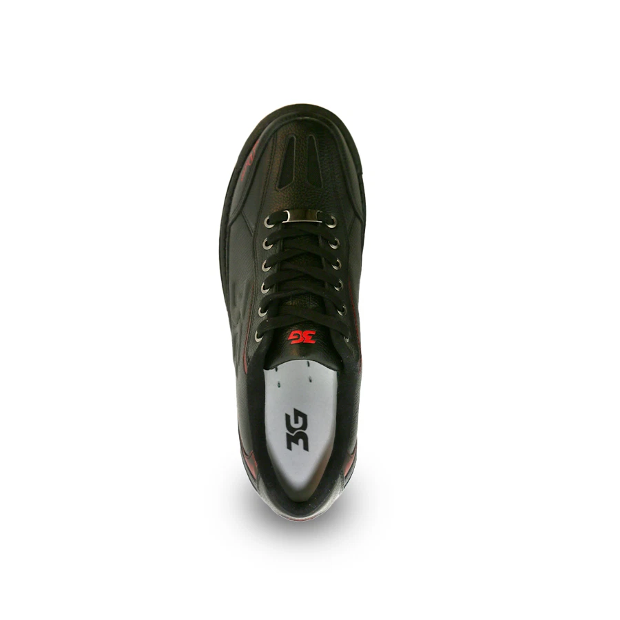 MENS 3G RACER BLACK/RED SIZE 9 1/2 RH BOWLING SHOES ***NICE PRICE*** - Image 3 of 4