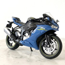 Kawasaki Blue Contemporary Manufacture Diecast Motorcycles for