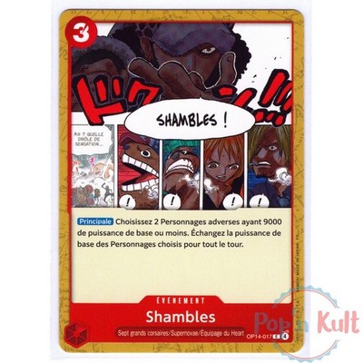 One Piece Card Game Karte OP14-017 C Shambles [FR] TCG OP14 Near Mint
