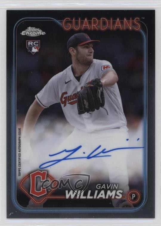 2024 Topps Chrome Rookie Auto Gavin Williams #RA-GW Auto 0y2q