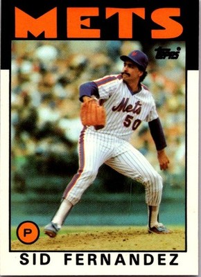 1986 Topps #104 Sid Fernandez Collector's Edition (Tiffany)