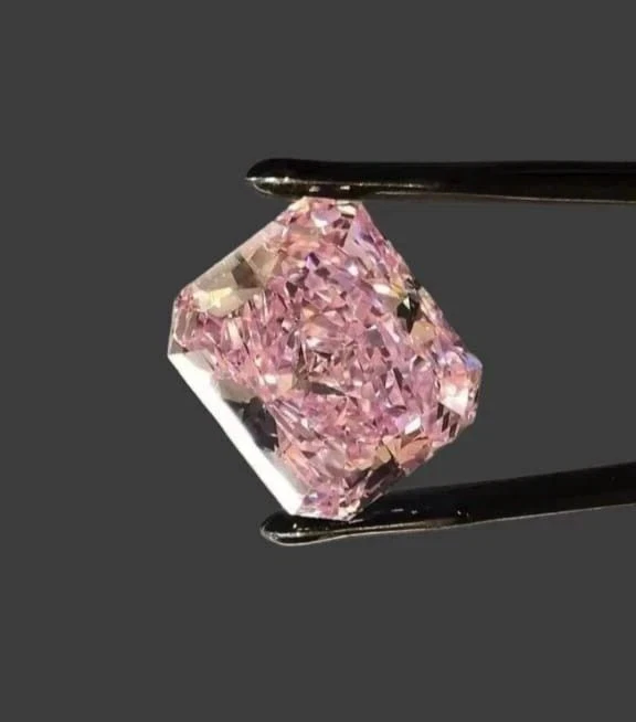 3 Ct Radiant Cut Lab-Grown sweet pink Diamond D Grade VVS1 Grad Quality Gemstone - Image 2 of 4