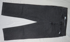 CALVIN KLEIN MEN JEAN 38x31 BLACK RELAXED FIT 100% COTTON DENIM VINTAGE USA MADE