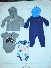 Lot of 4-Nike Sizes 0-6mos to 12 months Clothing