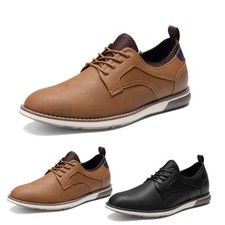 Men's Casual Dress Shoes Business Formal Oxfords Sneakers for Work Weddings
