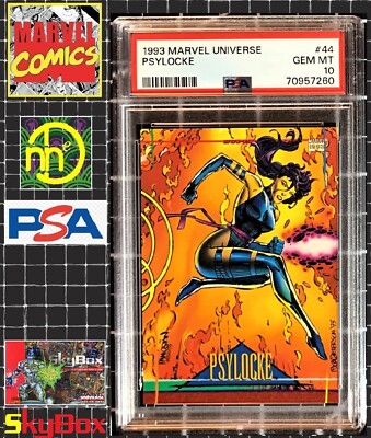1993 Marvel Universe - #44 Psylocke - PSA 10 GEM MINT | eBay