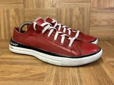 RARE🔥 Converse Chuck Taylor Low Water Shoes Size 8 Red White All Star Vintage