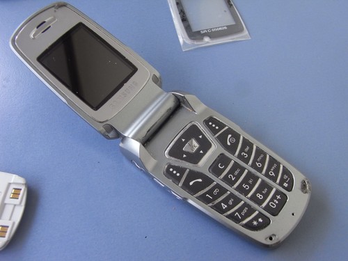 Original Samsung SGH-E720 Gehäuse Cover Akku Glas - Zdjęcie 4 z 4