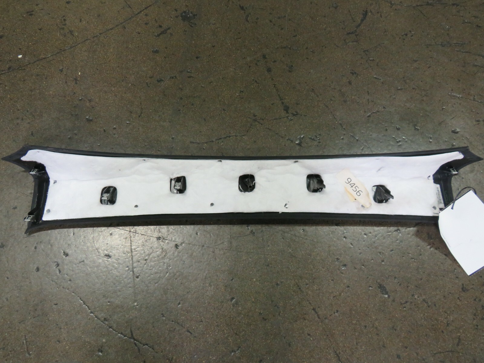 Mclaren 600LT, Under Back Window Trim, Black, Used, P/N 13N0168CP