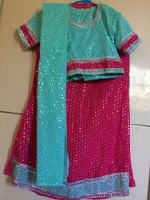 Girls Lehenga Choli with Dupatta, size 32, worn once