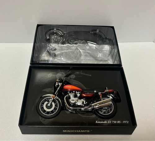 Kawasaki ZⅡ 750RS 1/12 scale made by Minichamps Candy Brown/Orange from Japan - Picture 11 of 15