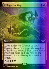 MTG Pillage the Bog (359/441) Outlaws of Thunder Junction LP FOIL