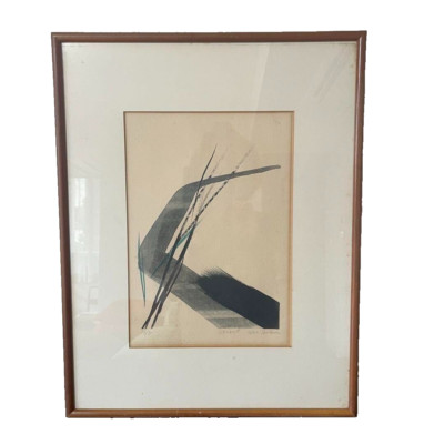 TOKO SHINODA Japanischer ''Spross'' signierter und nummerierter 35er Lithograph...