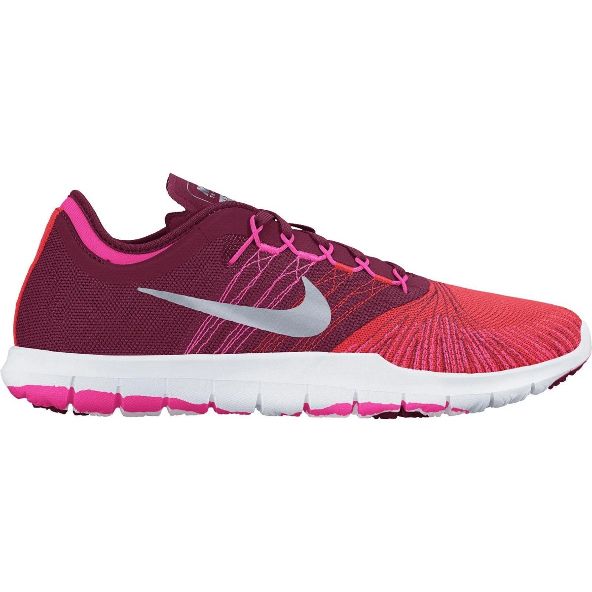 Womens NIKE FLEX ADAPT TR Bright Crimson Trainers 831579 600