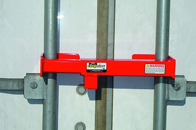 Lock for semi truck trailer load swing door security trucker 18 wheeler cargo 