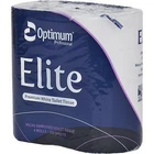 NEW ELITE OPTIMUM 2 PLY PREMIUM WHITE TOILET ROLLS 9 PACKS OF 4 (36 ROLLS)