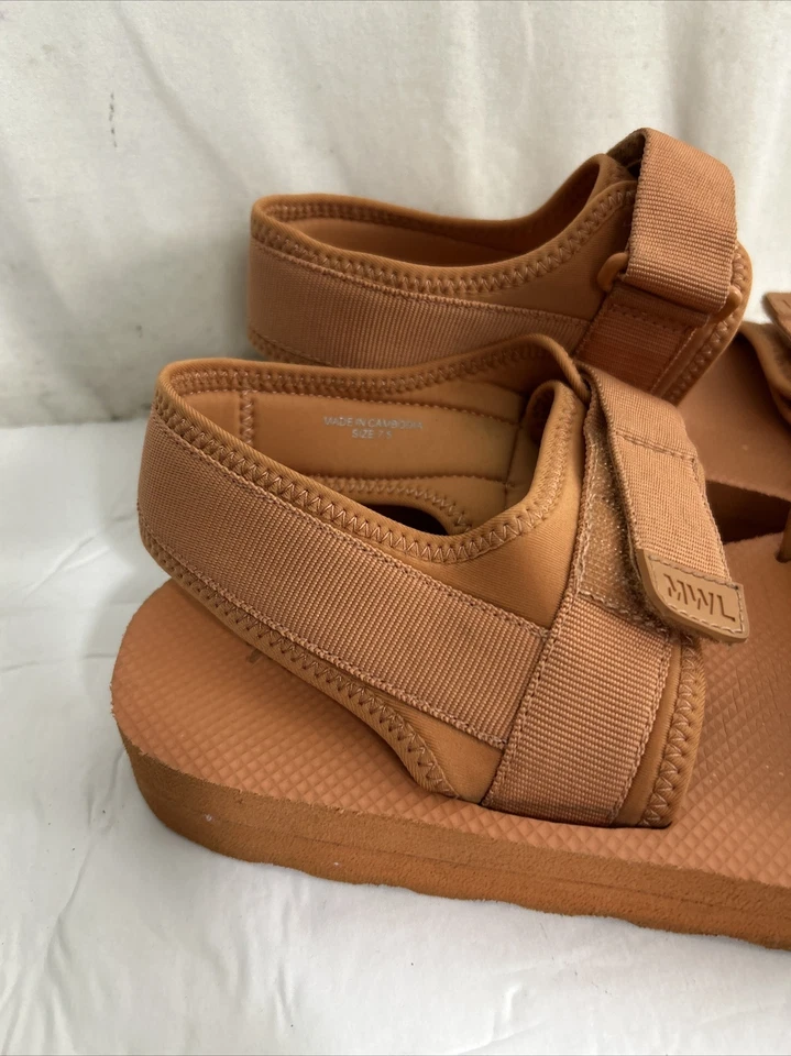 Sandalia Jay de neopreno Madewell The (Re)sourced talla 7,5 arcilla naranja Foto 4 de 4