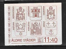 SWEDEN - 1984 – HISTORIC ENGRAVINGS - Scott #1513a– COMPLETE BOOKLET – MINT