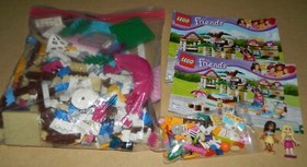 LEGO Friends 41008 HEARTLAKE CITY POOL 100% Complete Minifigs Instructions