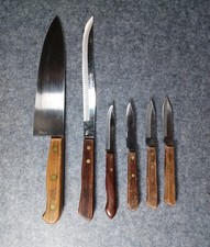 VTG Kitchen Knife Mixed Lot Made in USA & Japan Surgical Stainless & More!