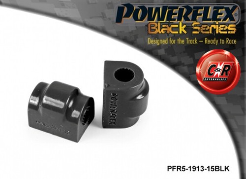 Kit Silentblocs Powerflex Black 17mm Pour Barre Anti-roulis Arrière Mini R56/57 (2006-2013)